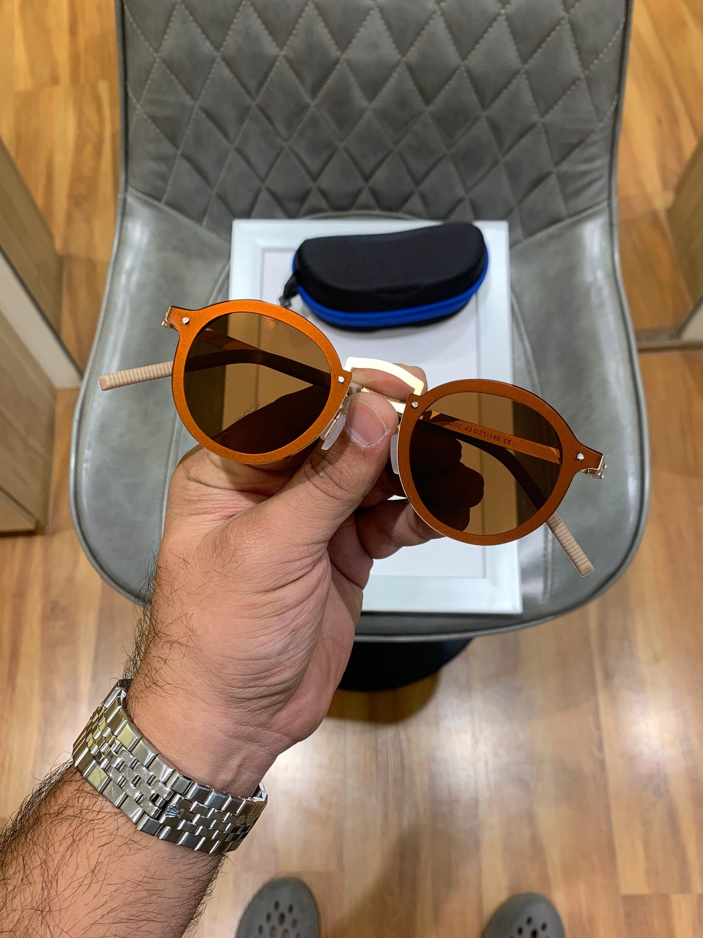 ROUND CHANGEABLE SUNGLASS