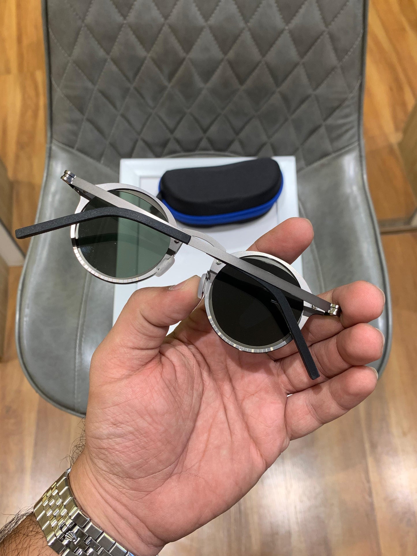 ROUND CHANGEABLE SUNGLASS