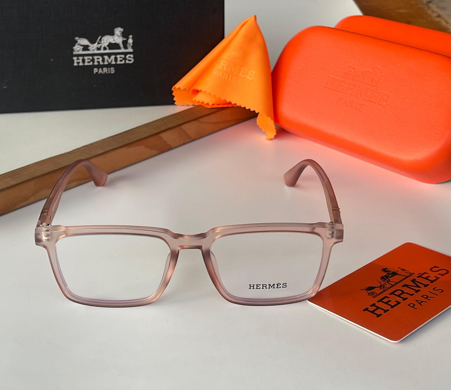 HERMES TRANSPARENT SUNGLASS