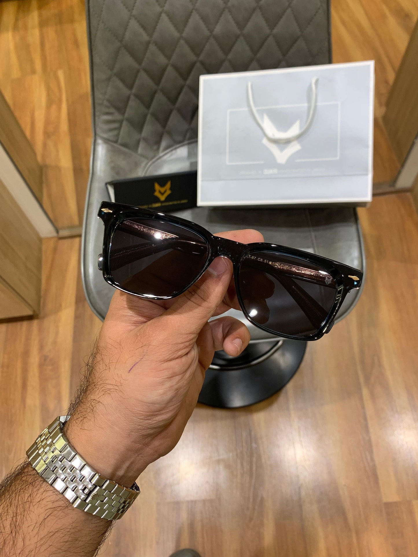 MAIRO 87 DARK BLUE SUNGLASS