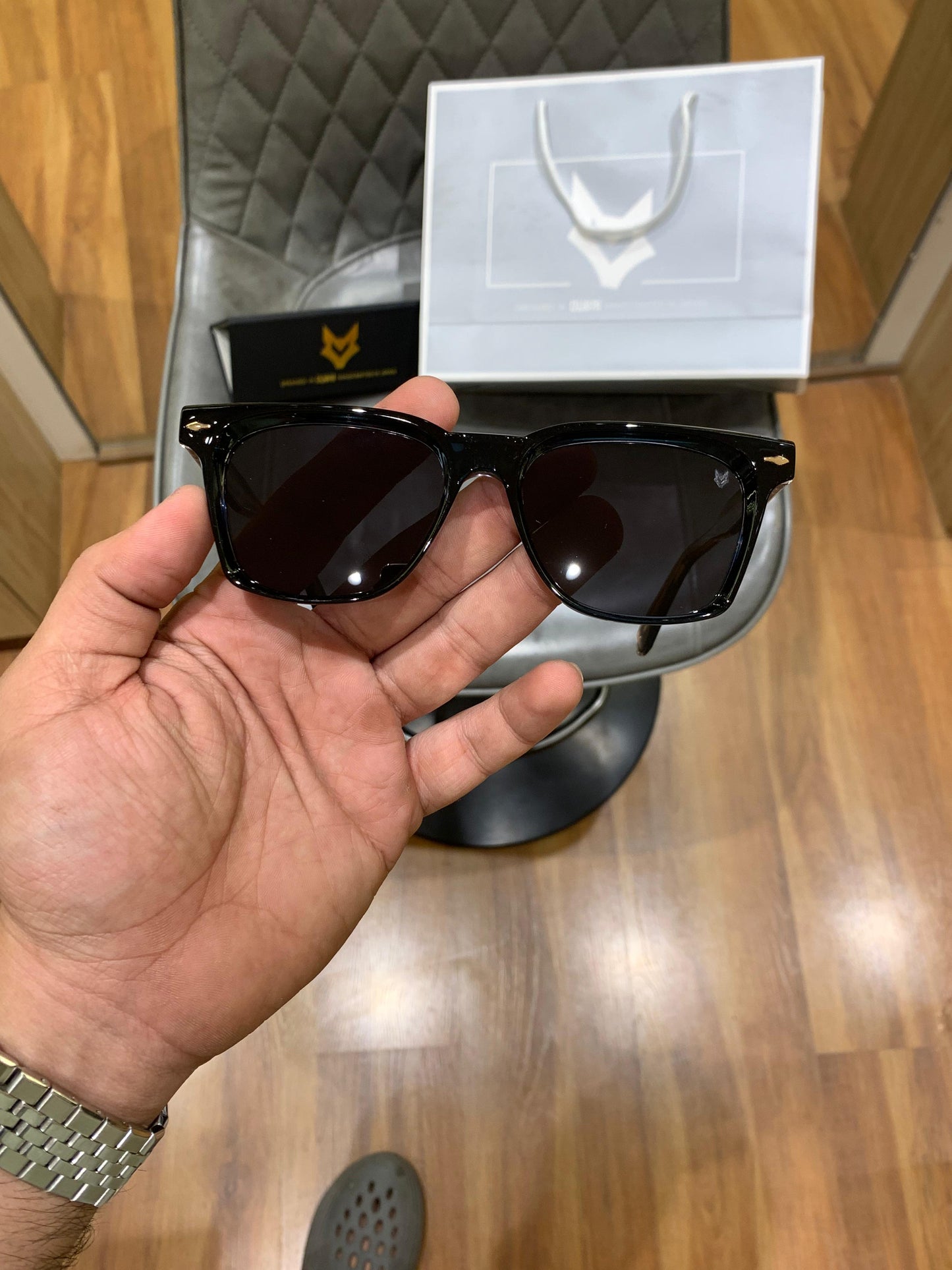 MAIRO 87 DARK BLUE SUNGLASS