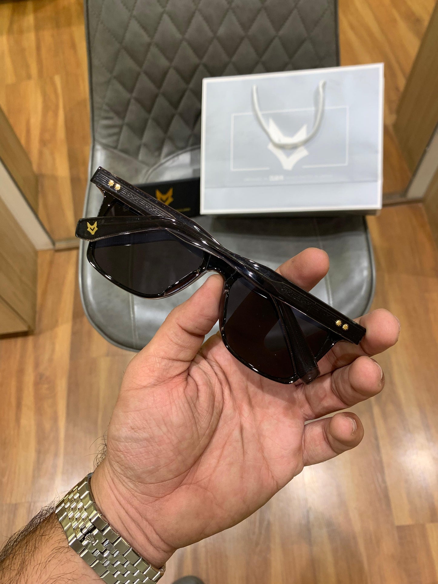 MAIRO 87 DARK BLUE SUNGLASS