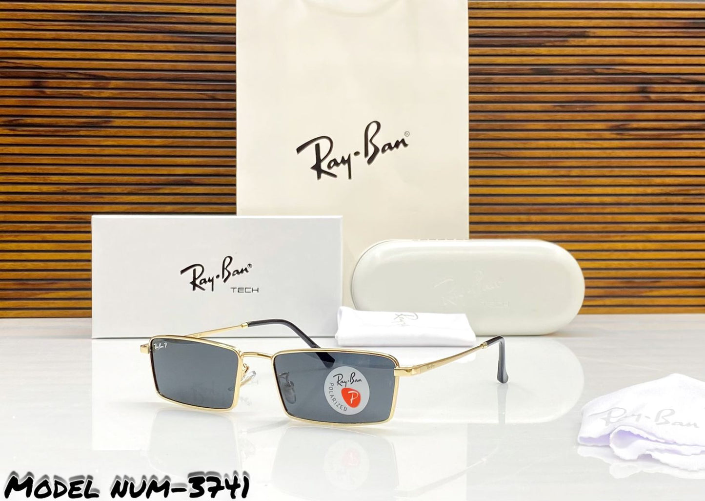 RAYBAN POLORISE LENS SUNGLASSESS
