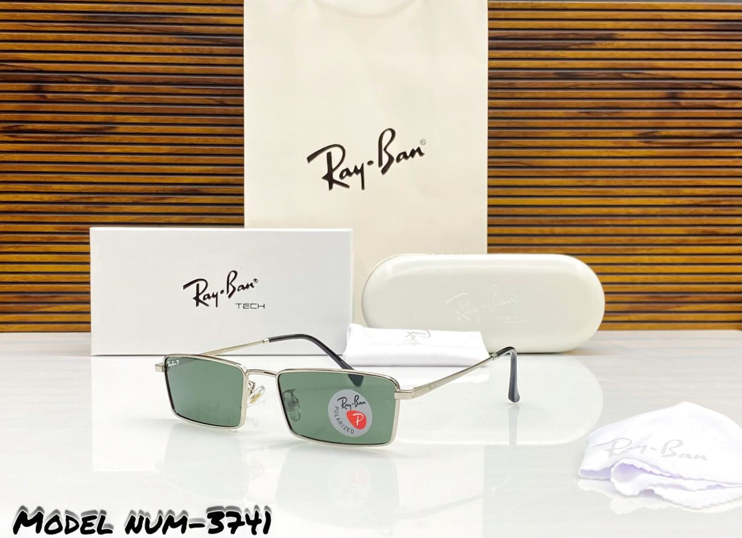 RAYBAN POLORISE LENS SUNGLASSESS