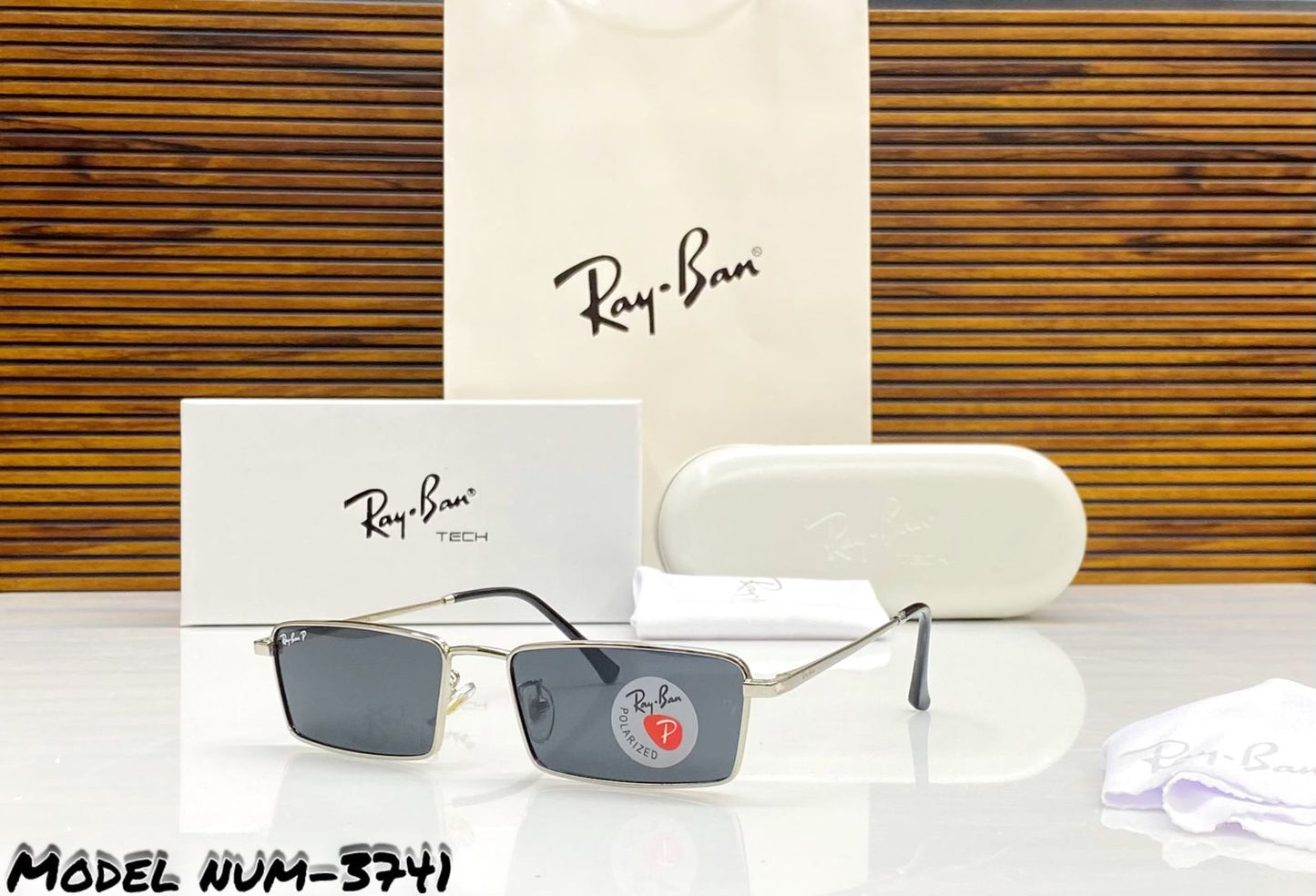 RAYBAN POLORISE LENS SUNGLASSESS