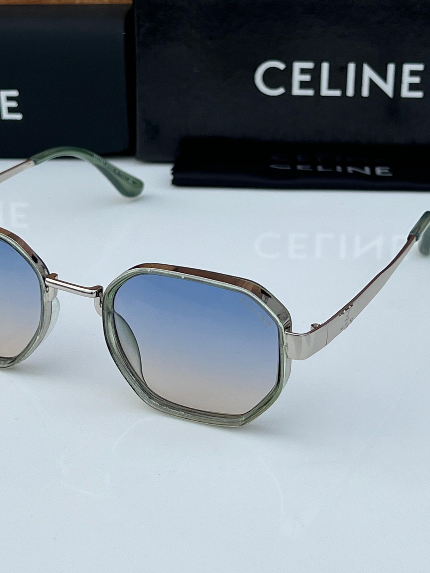 CELINE 556 SEA GREEN SUNGLASSES