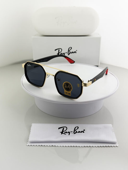 RAYBAN GLOD BLACK SUNGLASSES