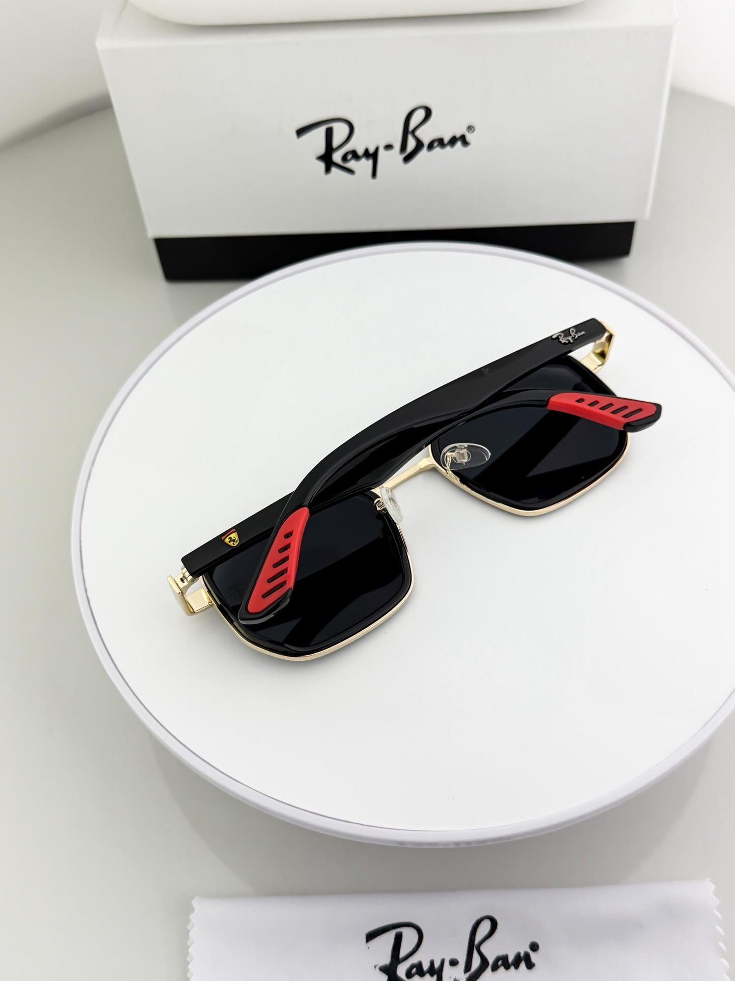 RAYBAN GLOD BLACK SUNGLASSES