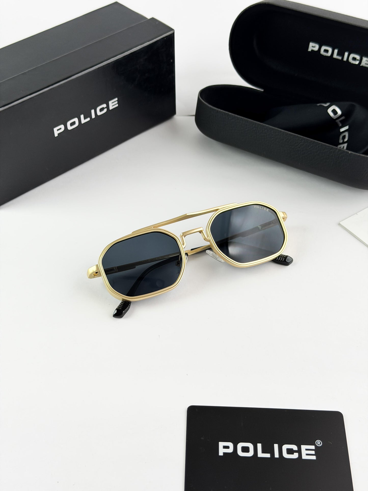 POLICE GOLD SUNGLASS