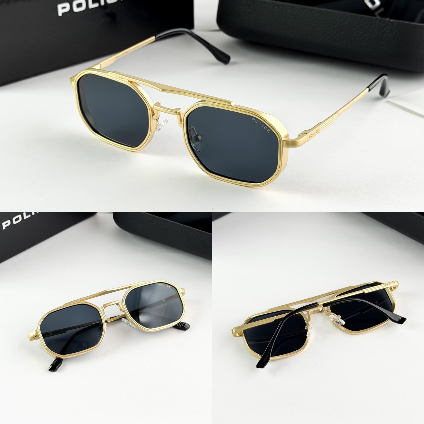POLICE GOLD SUNGLASS