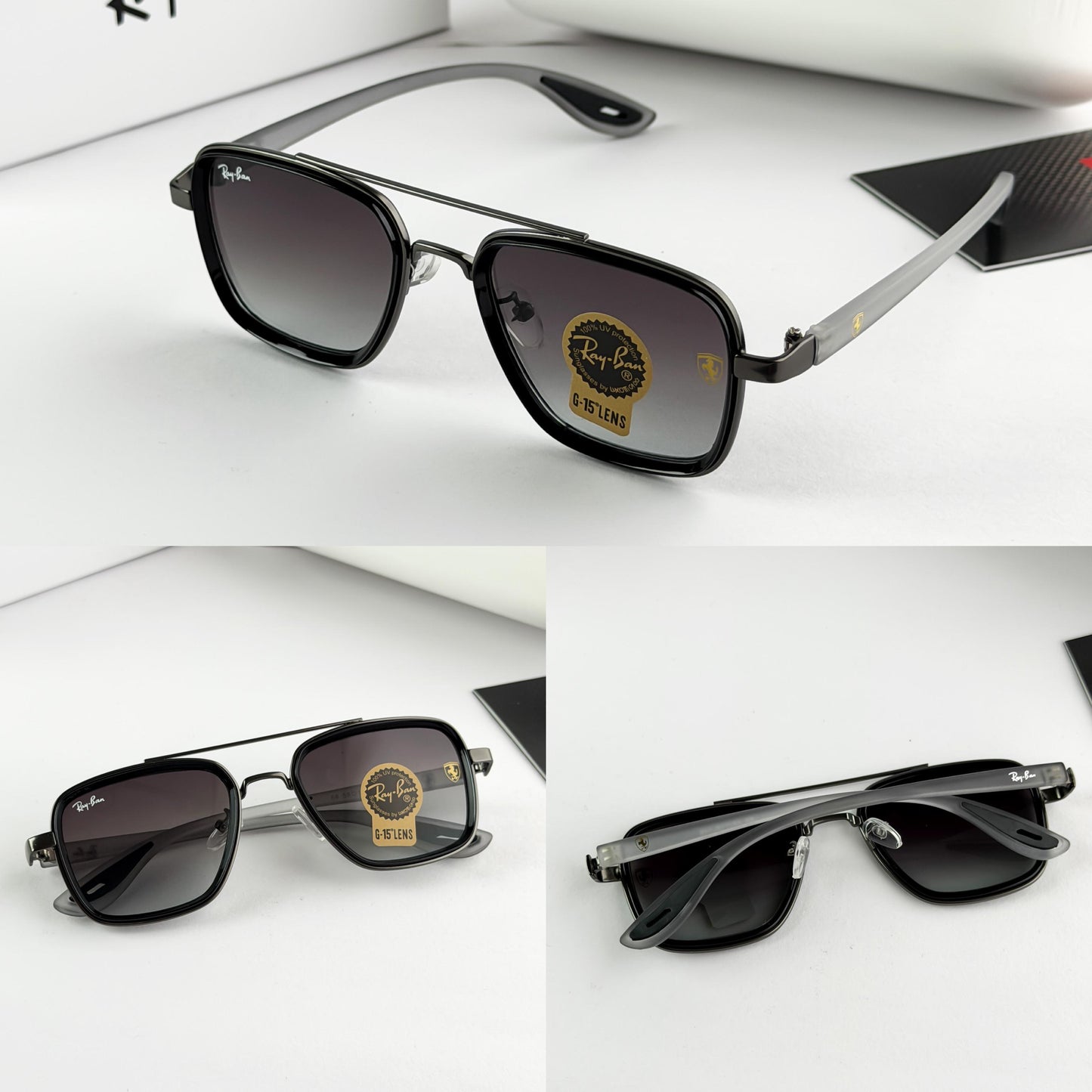 RAYBAN GREY SUNGLASS