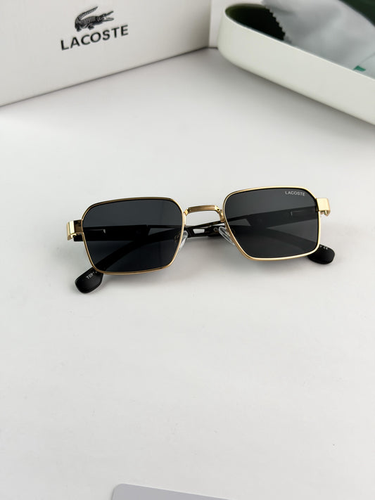LACOSTE GOLD BLACK SUNGLASS