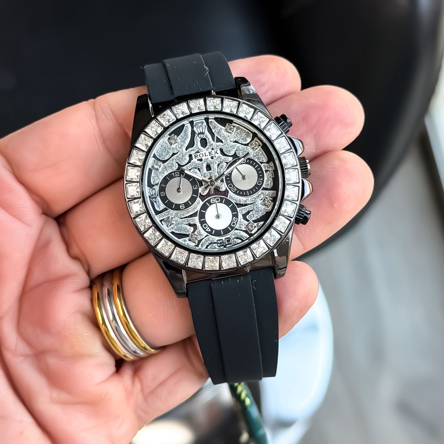 ROLEX TIGER SILVER WATCH