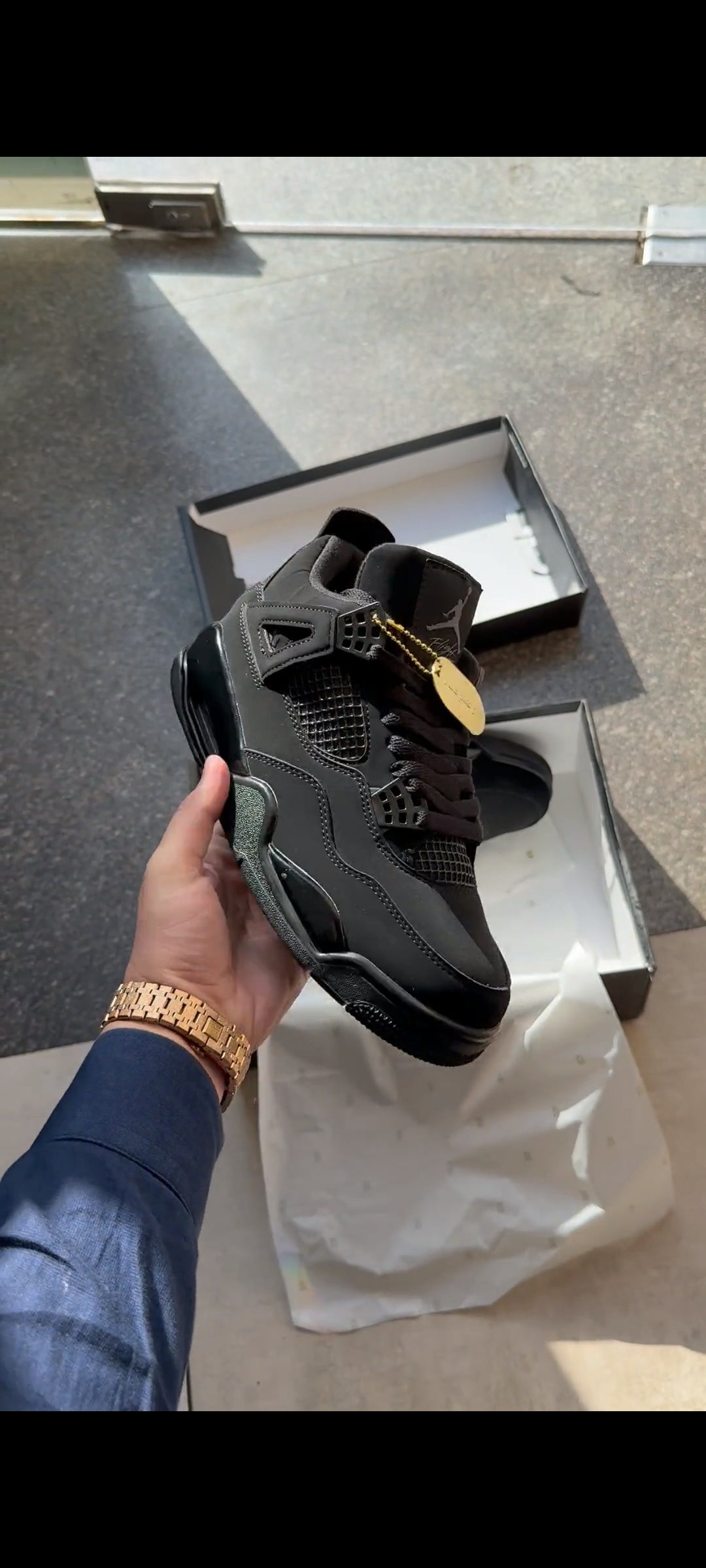 AIR JORDAN RETRO 4 BLACK CAT U.A
