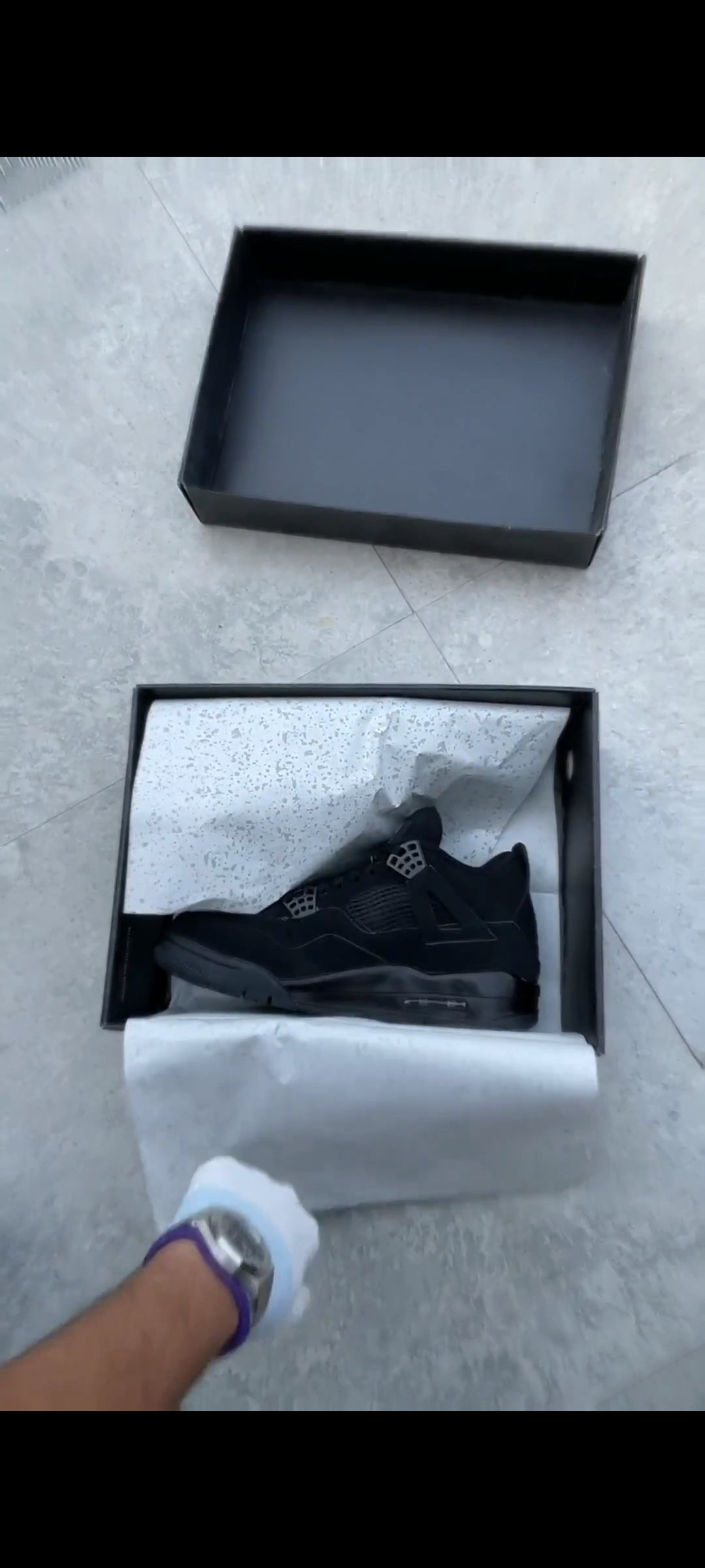 AIR JORDAN RETRO 4 BLACK CAT U.A