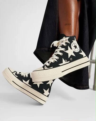 CONVERSE CHUCK 70 BIG STAR LIFT BLACK WHITE
