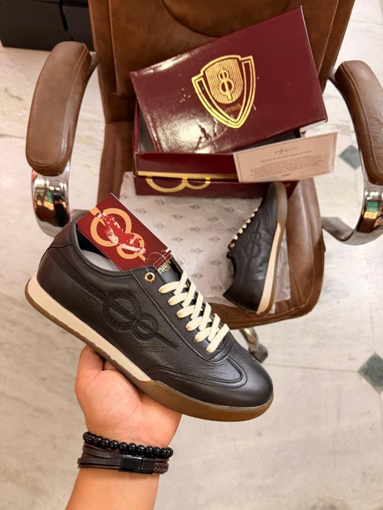 VIRAT KHOLI ONE 8 SEAM 18 BLACK SNEAKERS