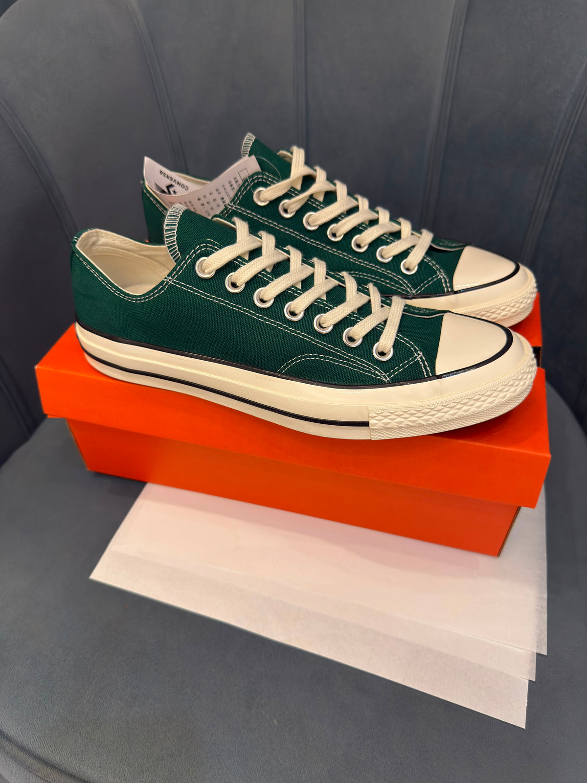 CONVERSE CHUCK  70 LOW GREEN