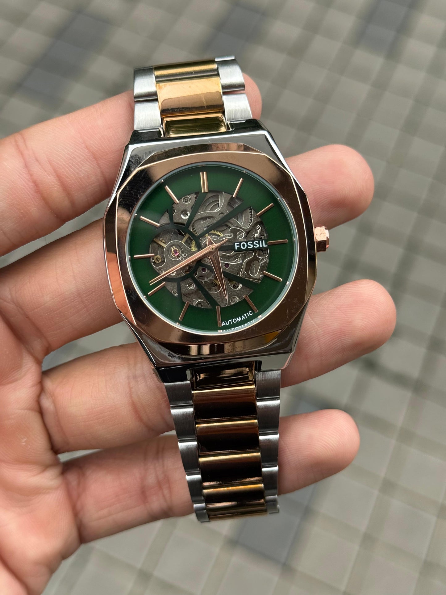 FOSSIL SKELETON AUTOMATIC WATCH