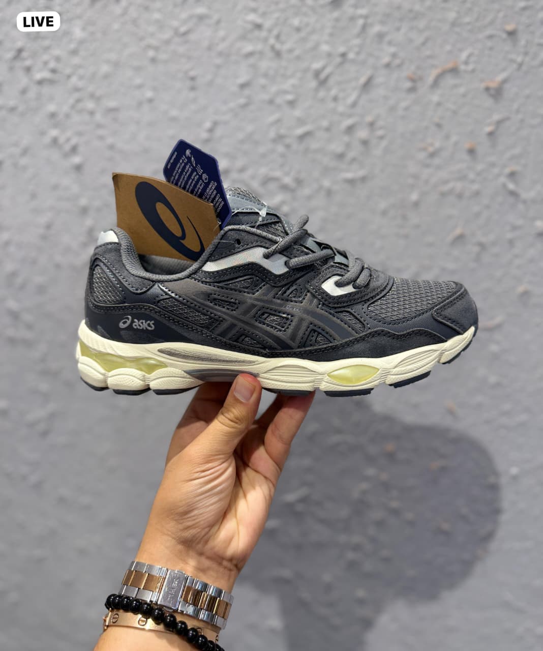 ASICS KAYANO GREY OFF WHITE