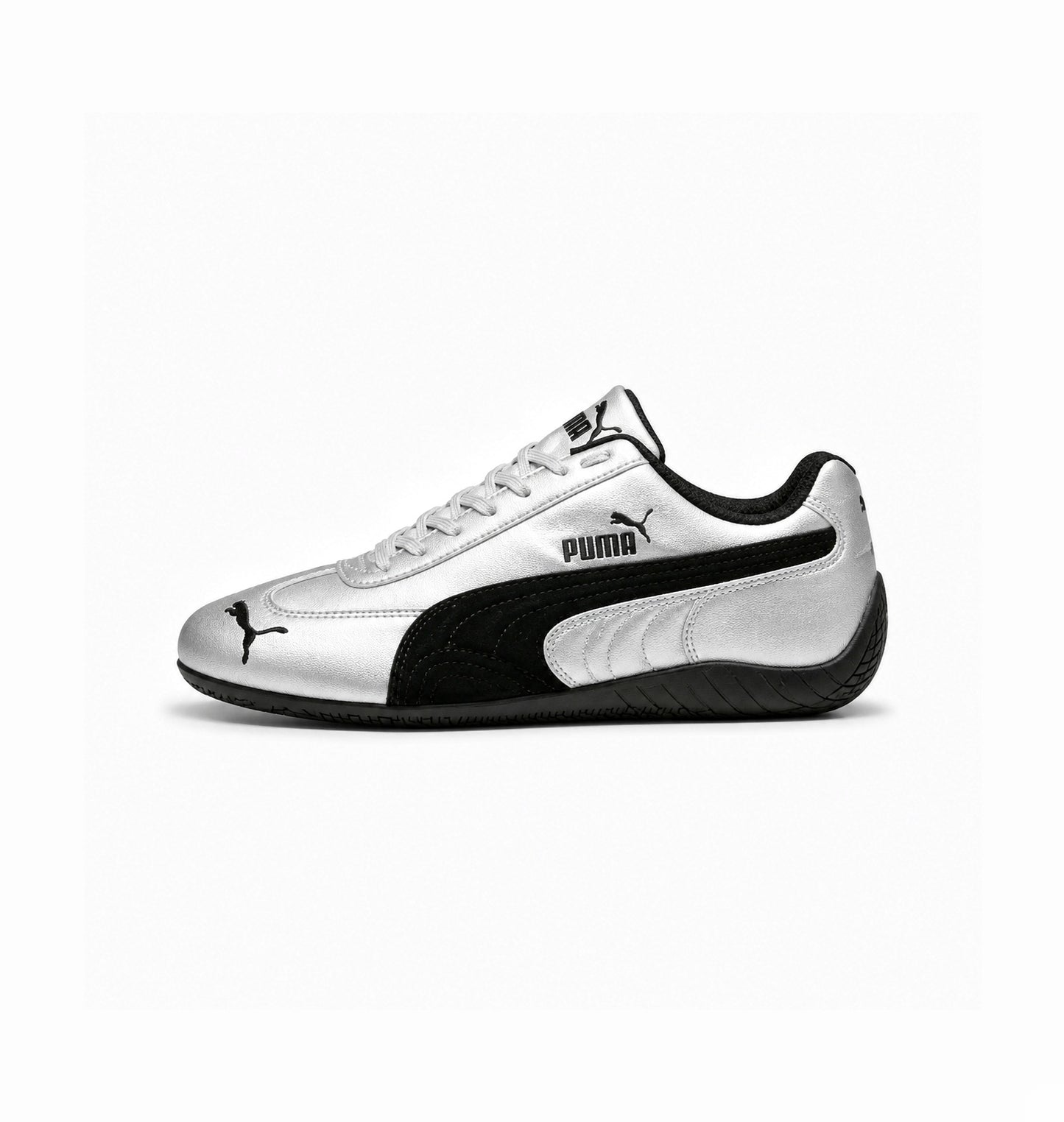 PUMA SPEED CAT FULL METALLIC SILVER