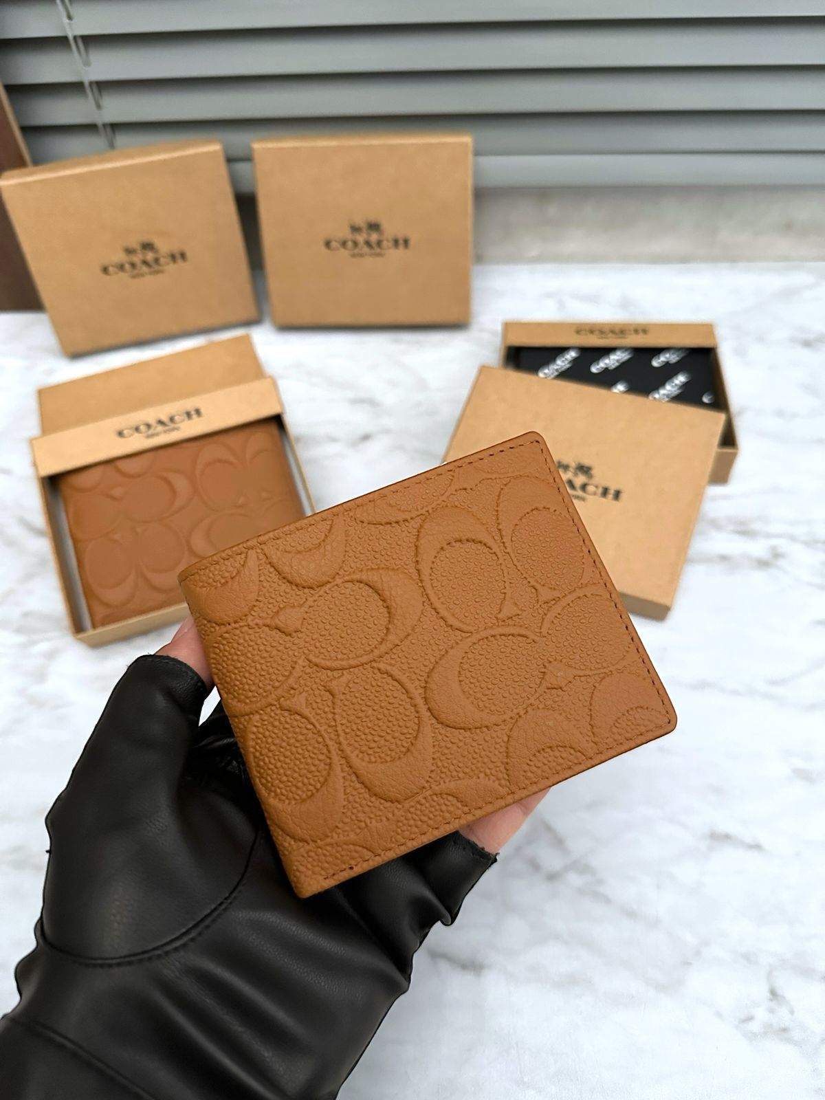 COACH LEATHER WALLETS