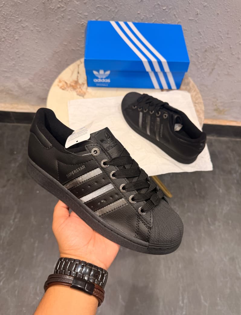 ADIDAS ORIGINALS SUPERSTAR 2ND BLACK SILVER