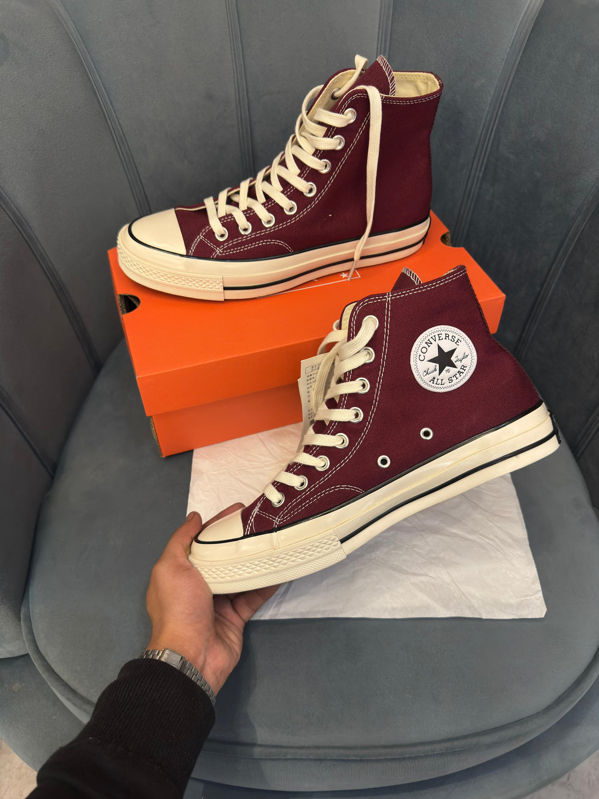 CONVERSE CHUCK 70 MID BURGUNDY