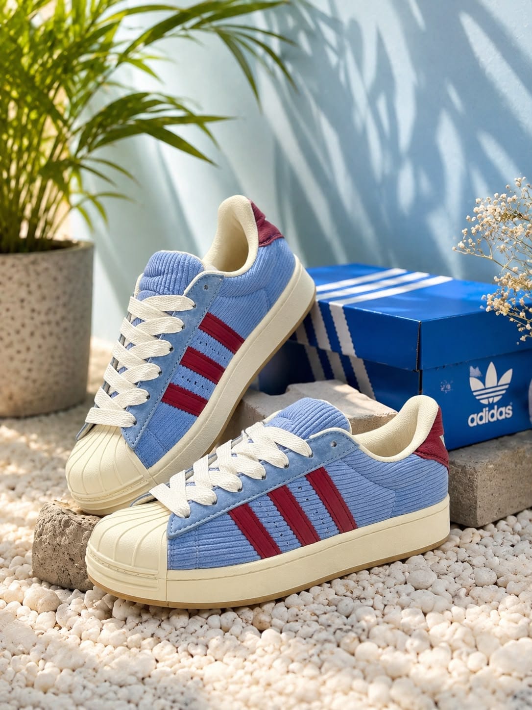 ADIDAS ORIGINALS SUPERSTAR 2026 CORDUROY SKY