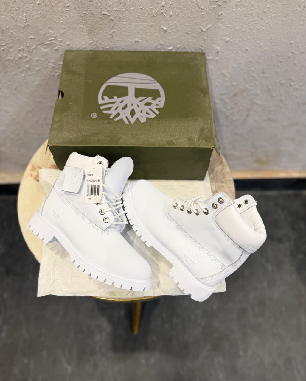 TIMBERLAND BOOTS WHITE