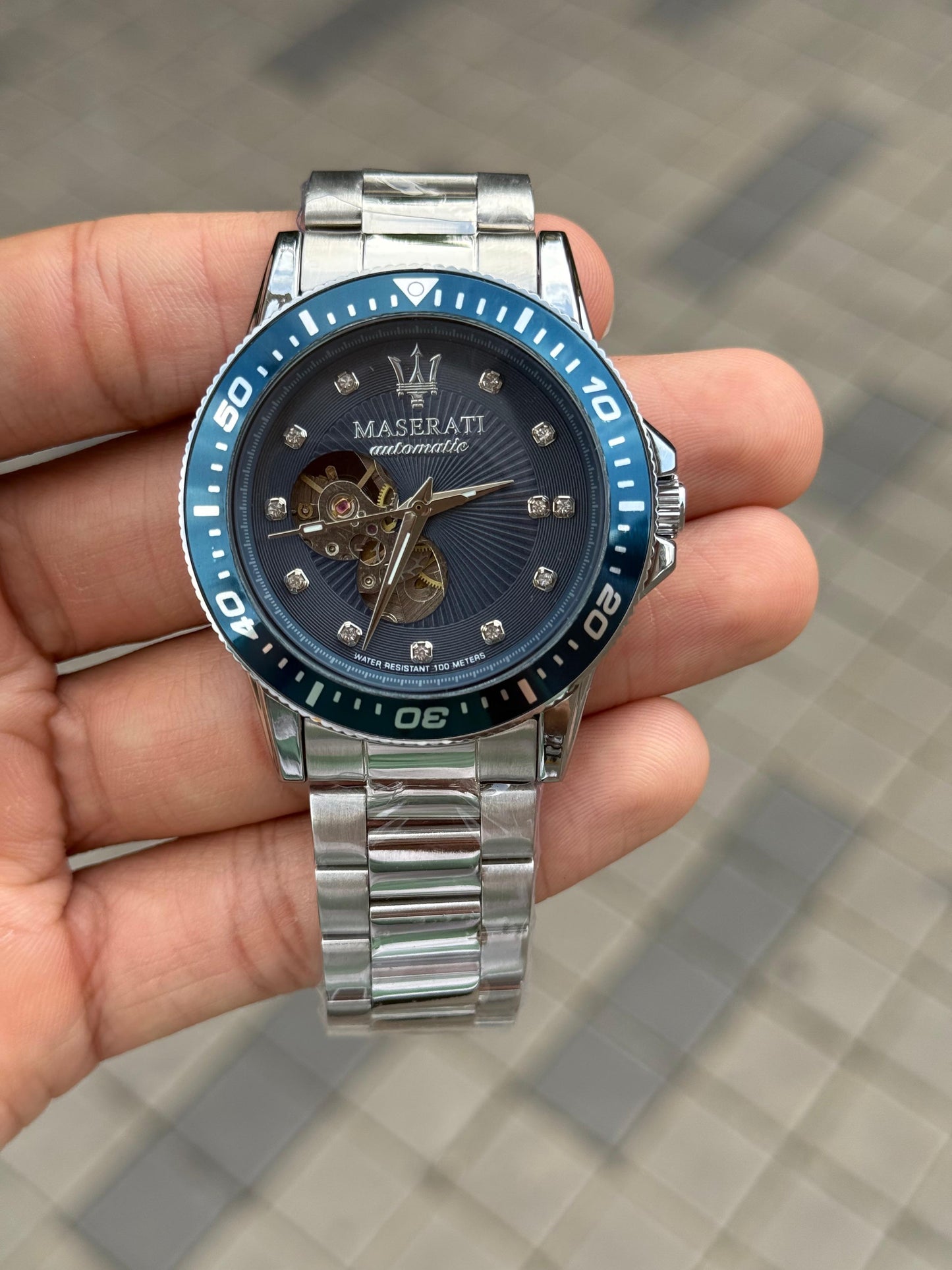 MASERATI SFIDA AUTOMATIC SKELETON WATCH