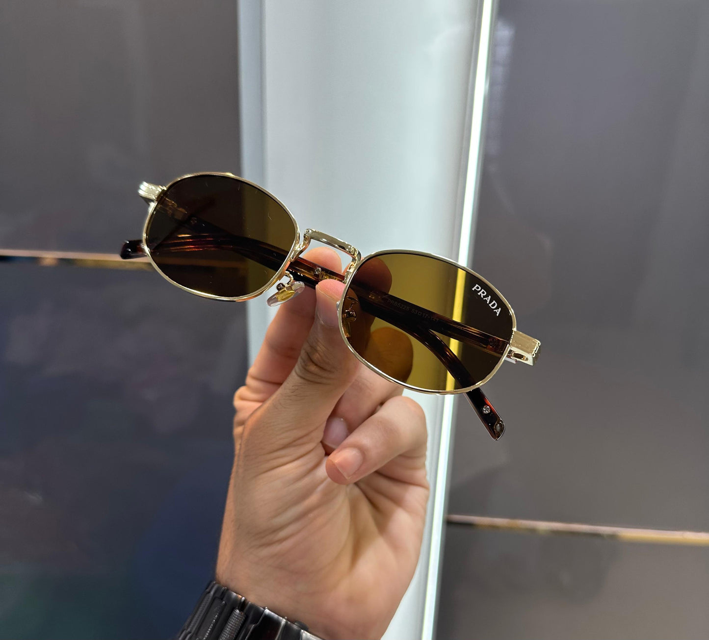 PRADA TIGER-BROWN SUNGLASS