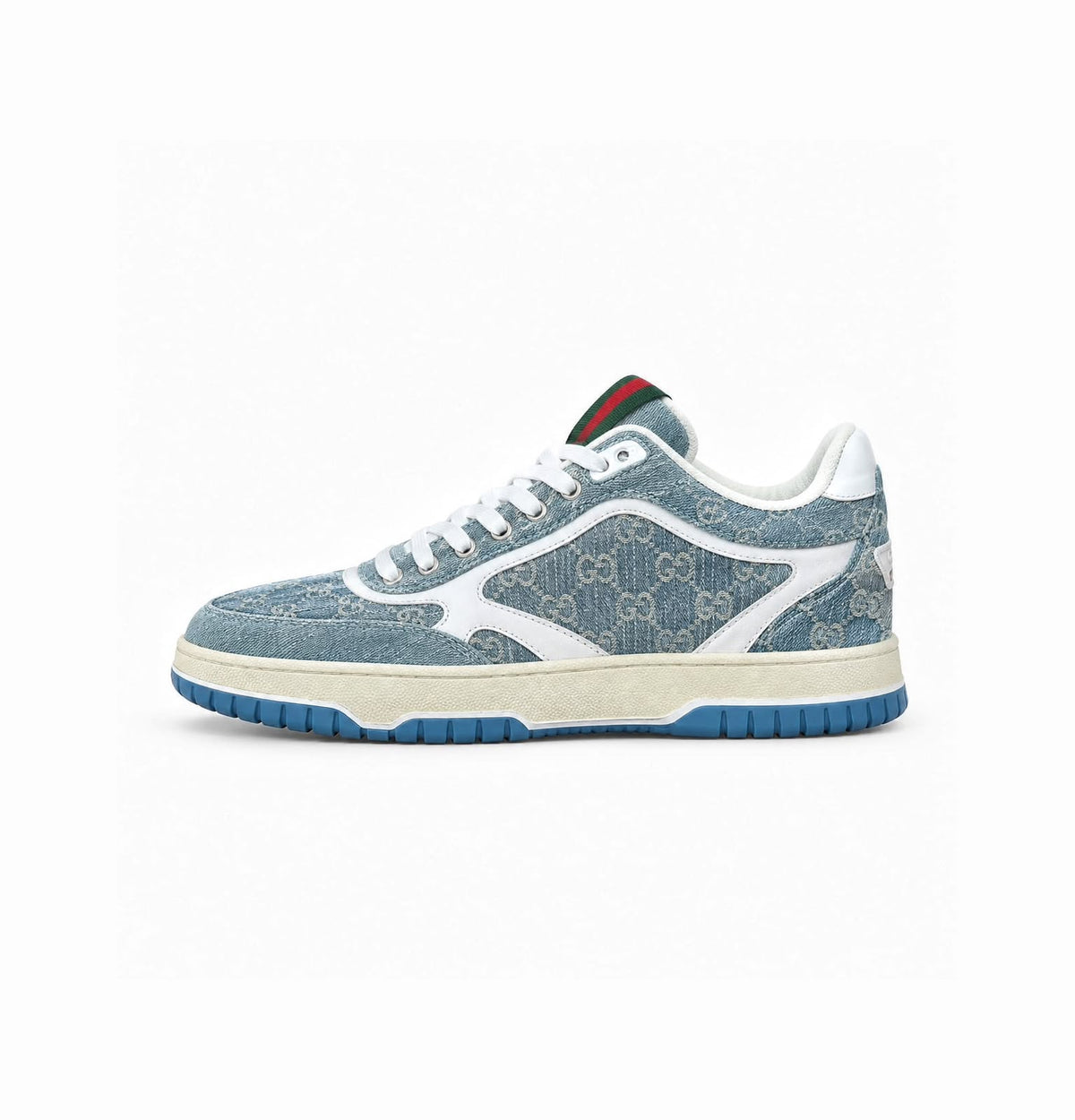 GUCCI RE WEB LIGHT BLUE DENIM SNEAKER UA QUALITY