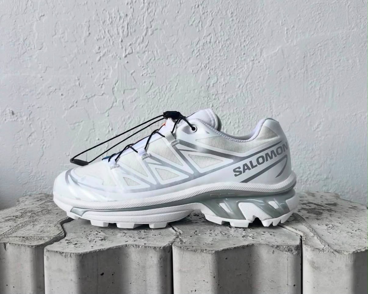 SALMON XT-6 LAB WHITE SILVER