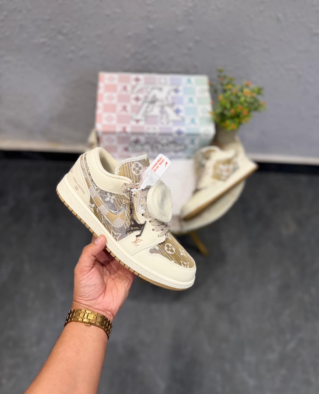 AIR JORDANS RETRO 1 LOUIS VUITTON
