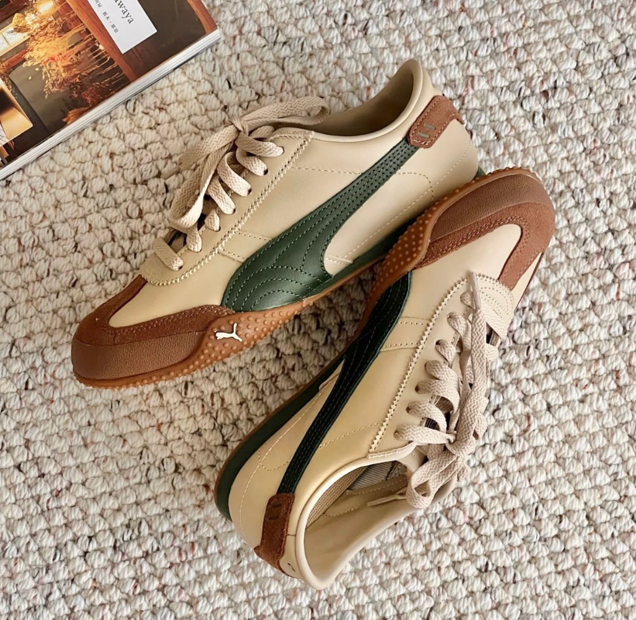 PUMA BELLA UT BEIGE GREEN