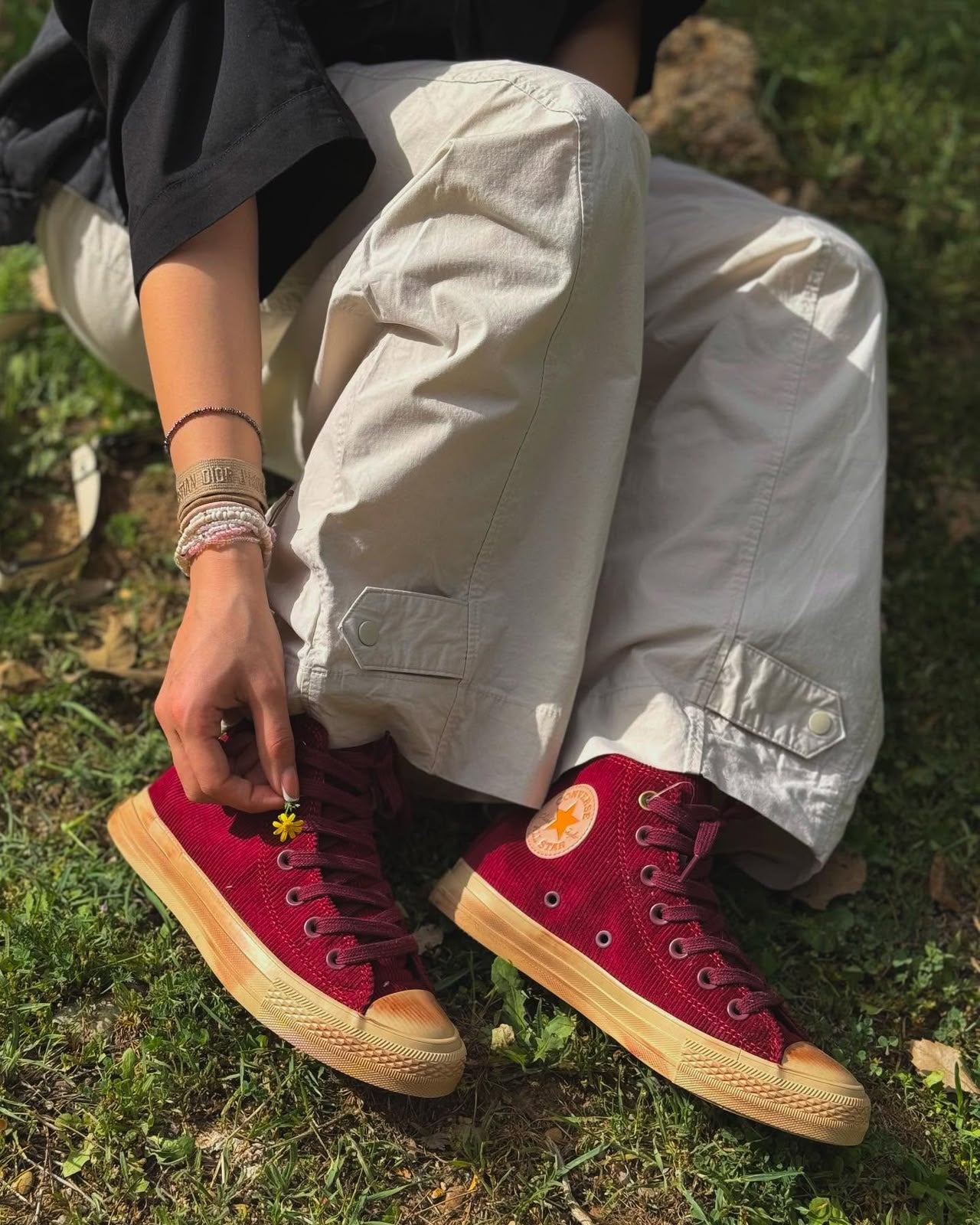 CONVERSE CHUCK  MID WONKA CHERRY BROWN