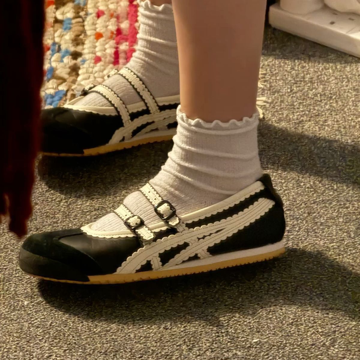 ONITSUKA TIGER MEXICO 66 MARY JANE BLACK CREAM