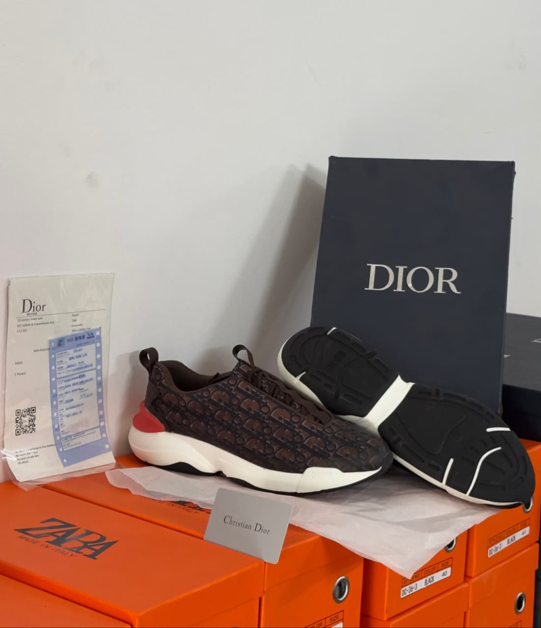 CHRISTIAN DIOR PARIS SNEAKERS