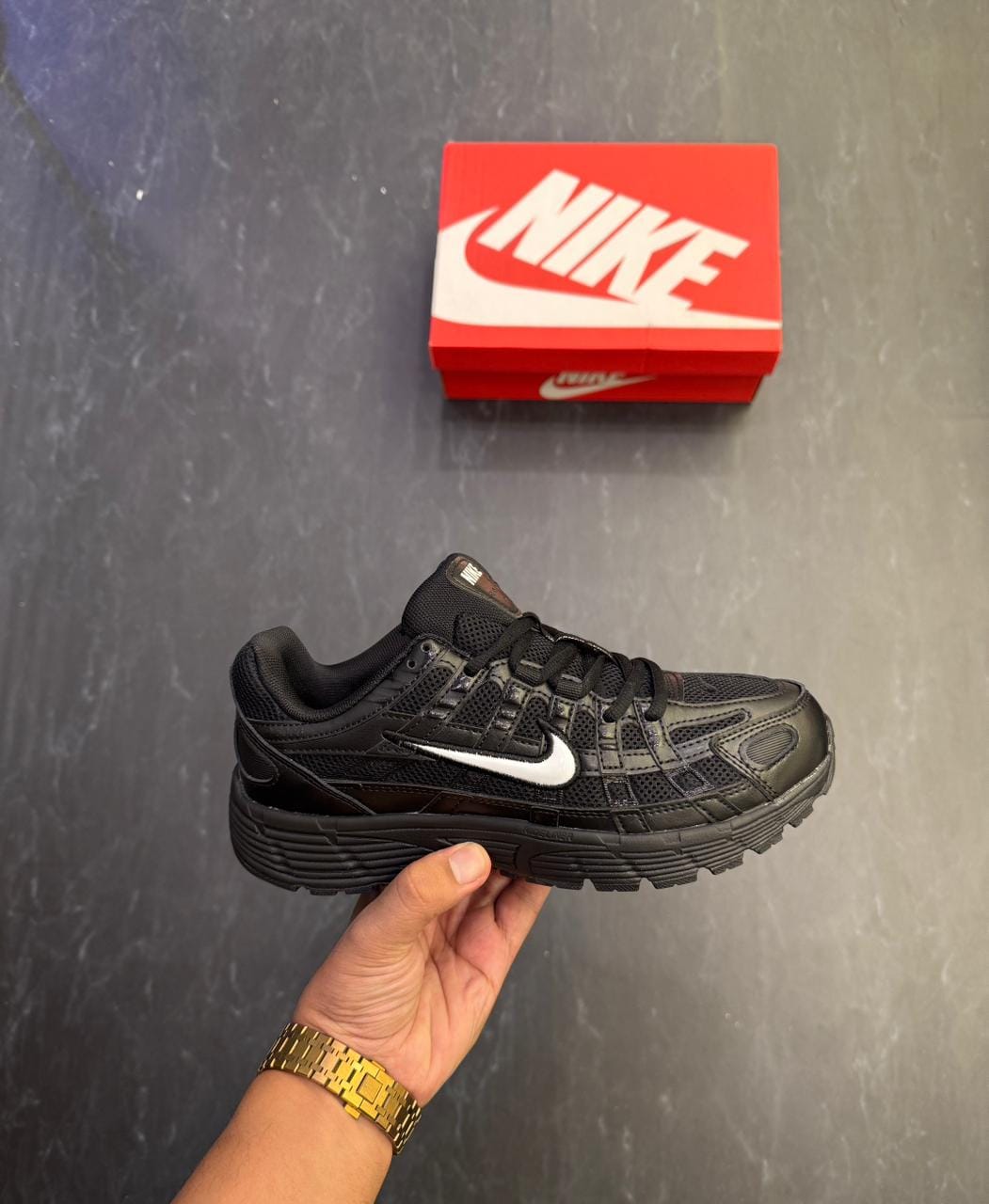 NIKE P 6000 TRAINER TRIPLE BLACK