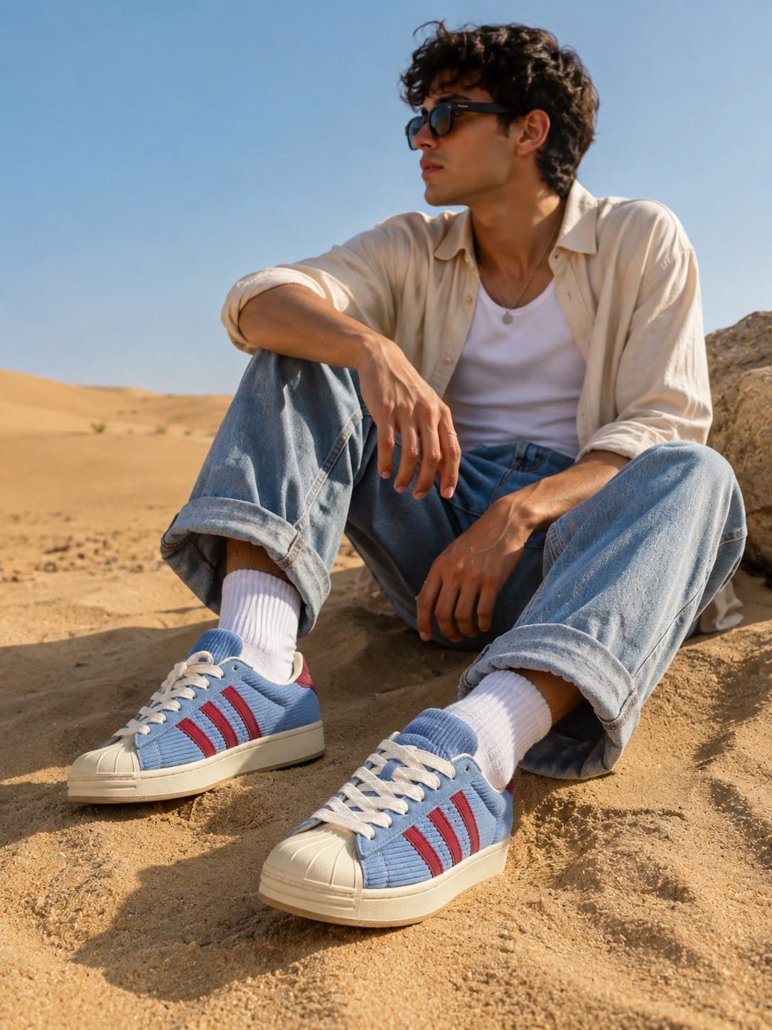 ADIDAS ORIGINALS SUPERSTAR 2026 CORDUROY SKY