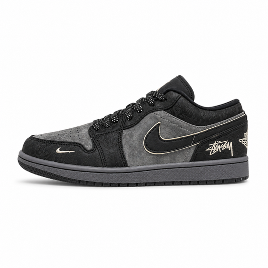 AIR JORDANS RETRO 1 LOWX STUSSY PHANTOM