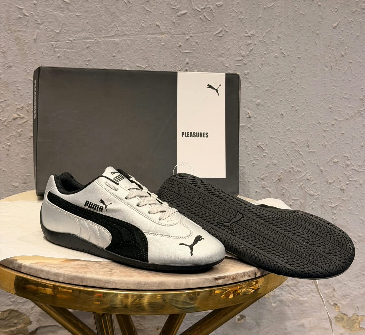 PUMA SPEED CAT FULL METALLIC SILVER