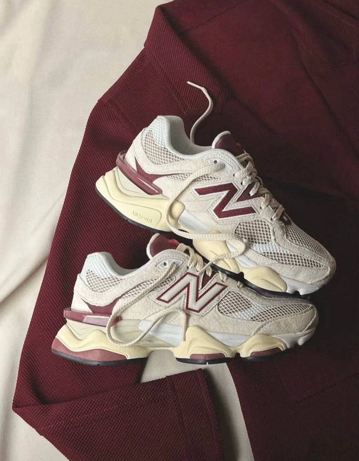 NEW BALANCE 9060 LINE BURGENDY
