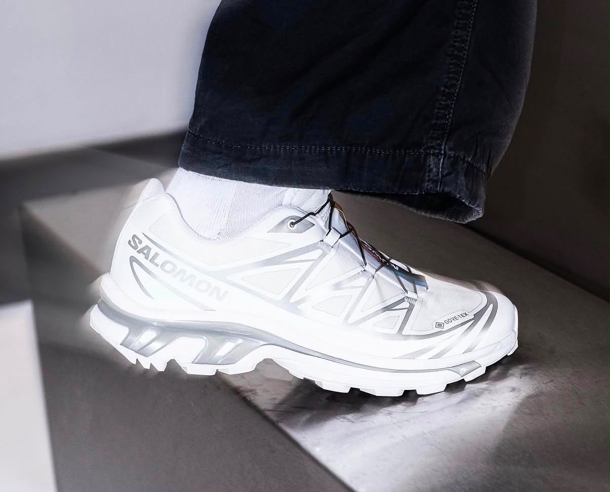 SALMON XT-6 LAB WHITE SILVER