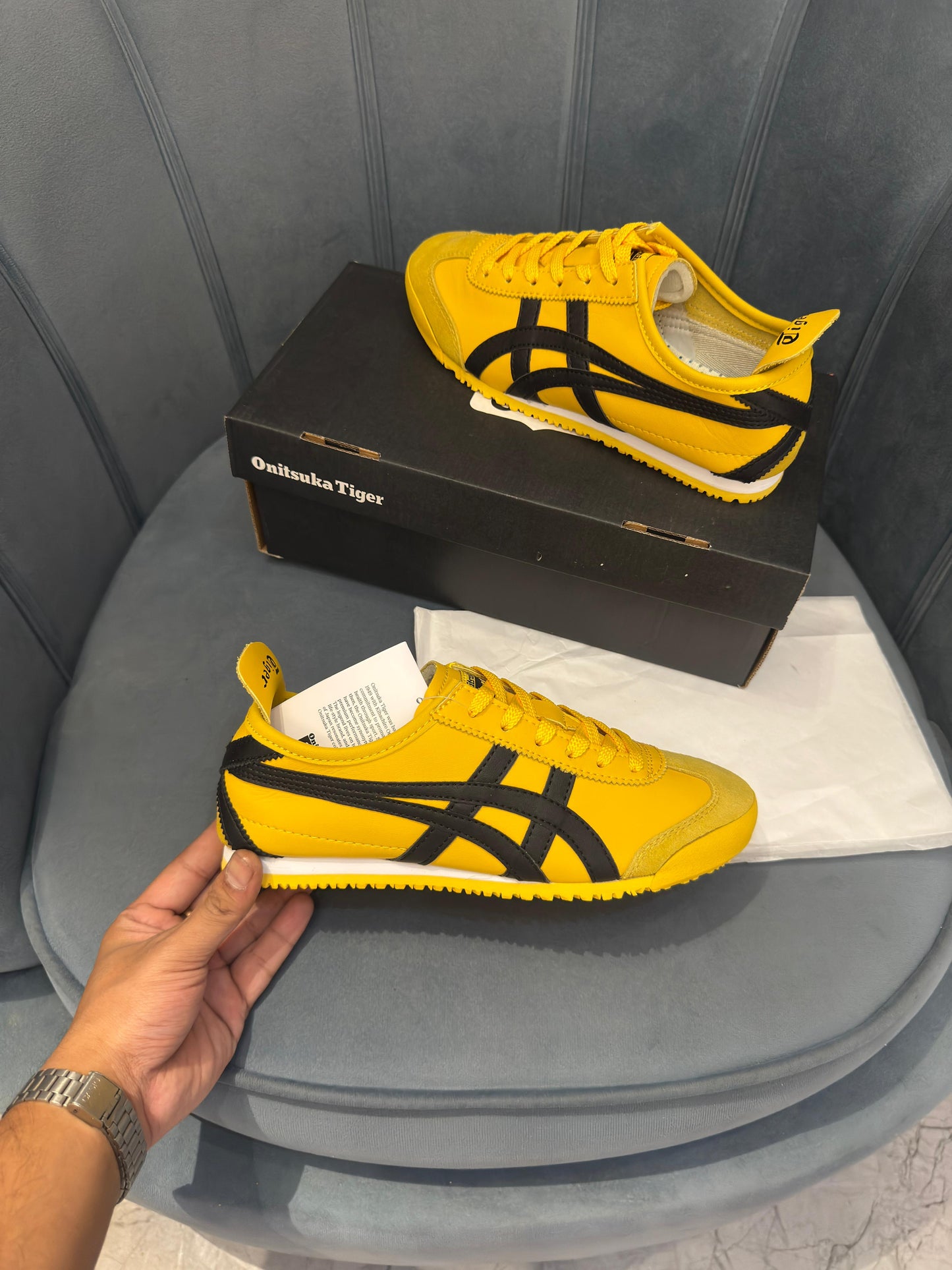 ONITSUKA  TIGER LEATHER MEXICO 66 YELLOW