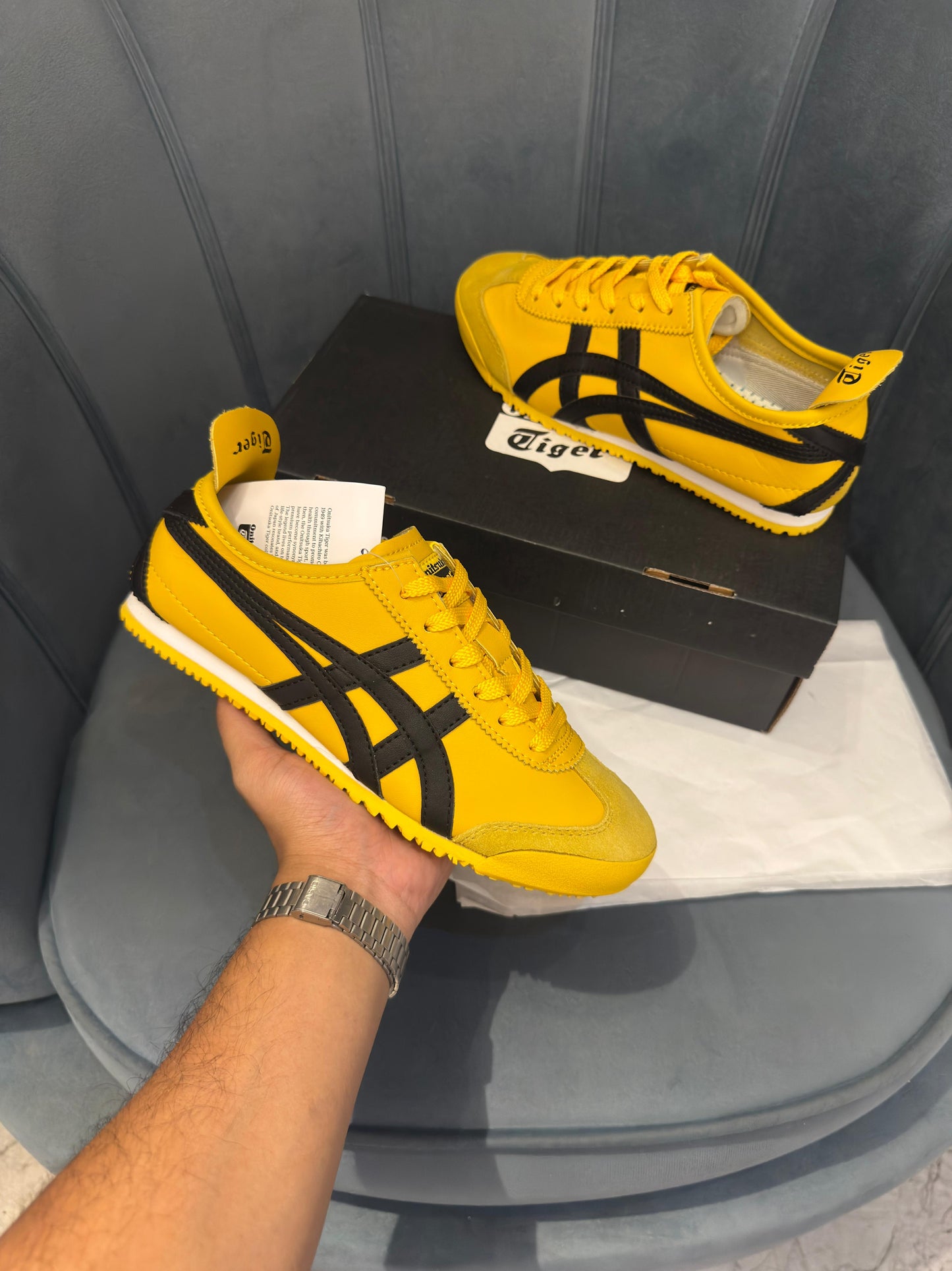 ONITSUKA  TIGER LEATHER MEXICO 66 YELLOW