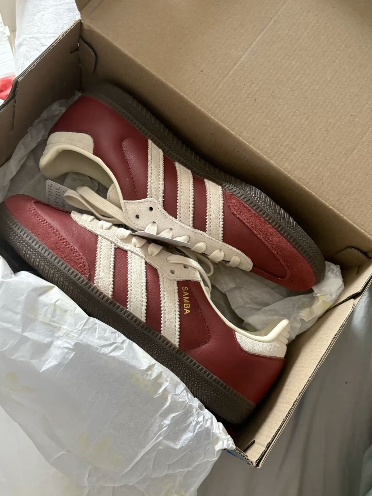 ADIDAS ORIGINALS SAMBA PRELOVED RED