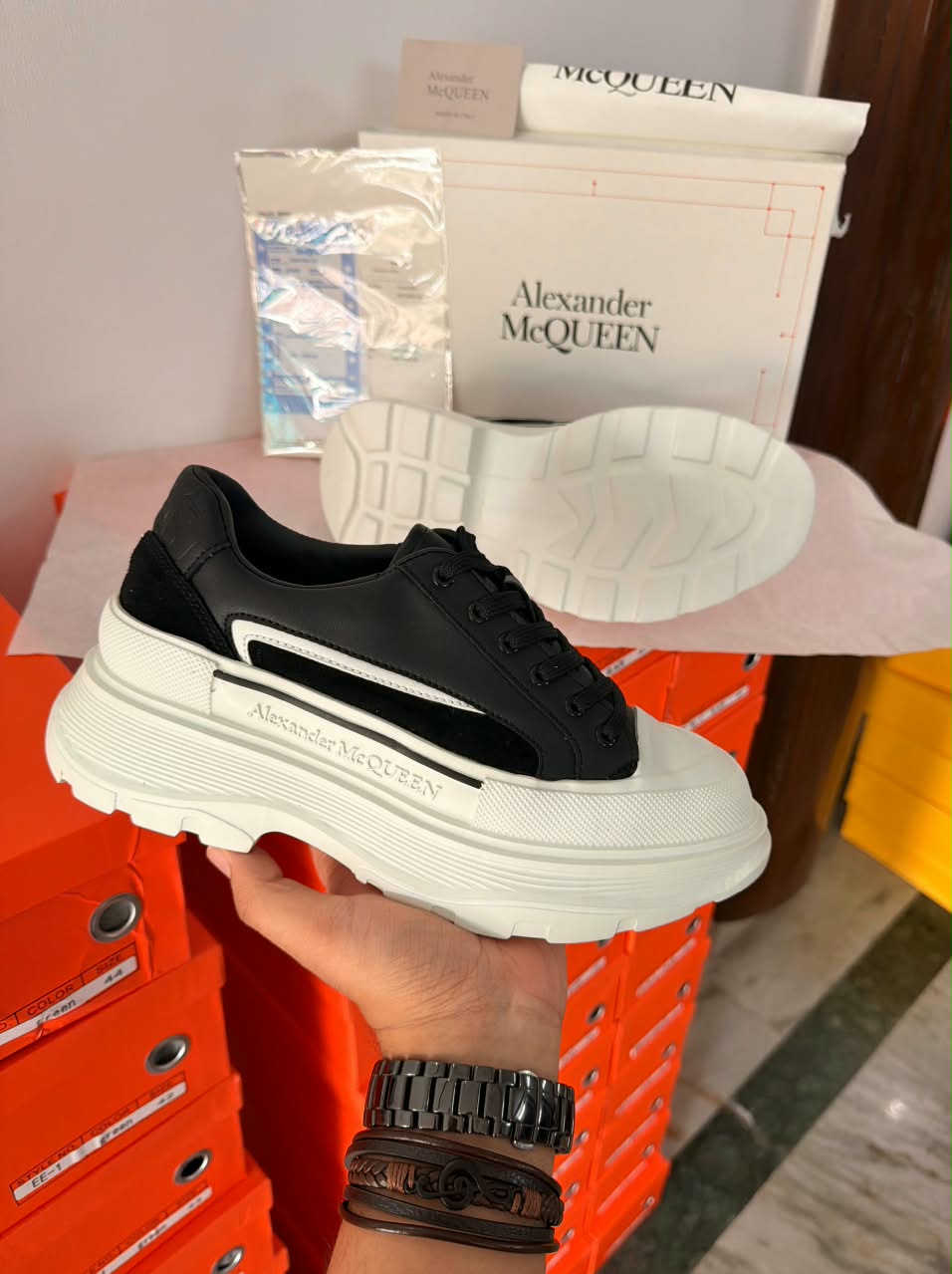 ALEXANDER MQEEN TRAINERS SNEAKERS