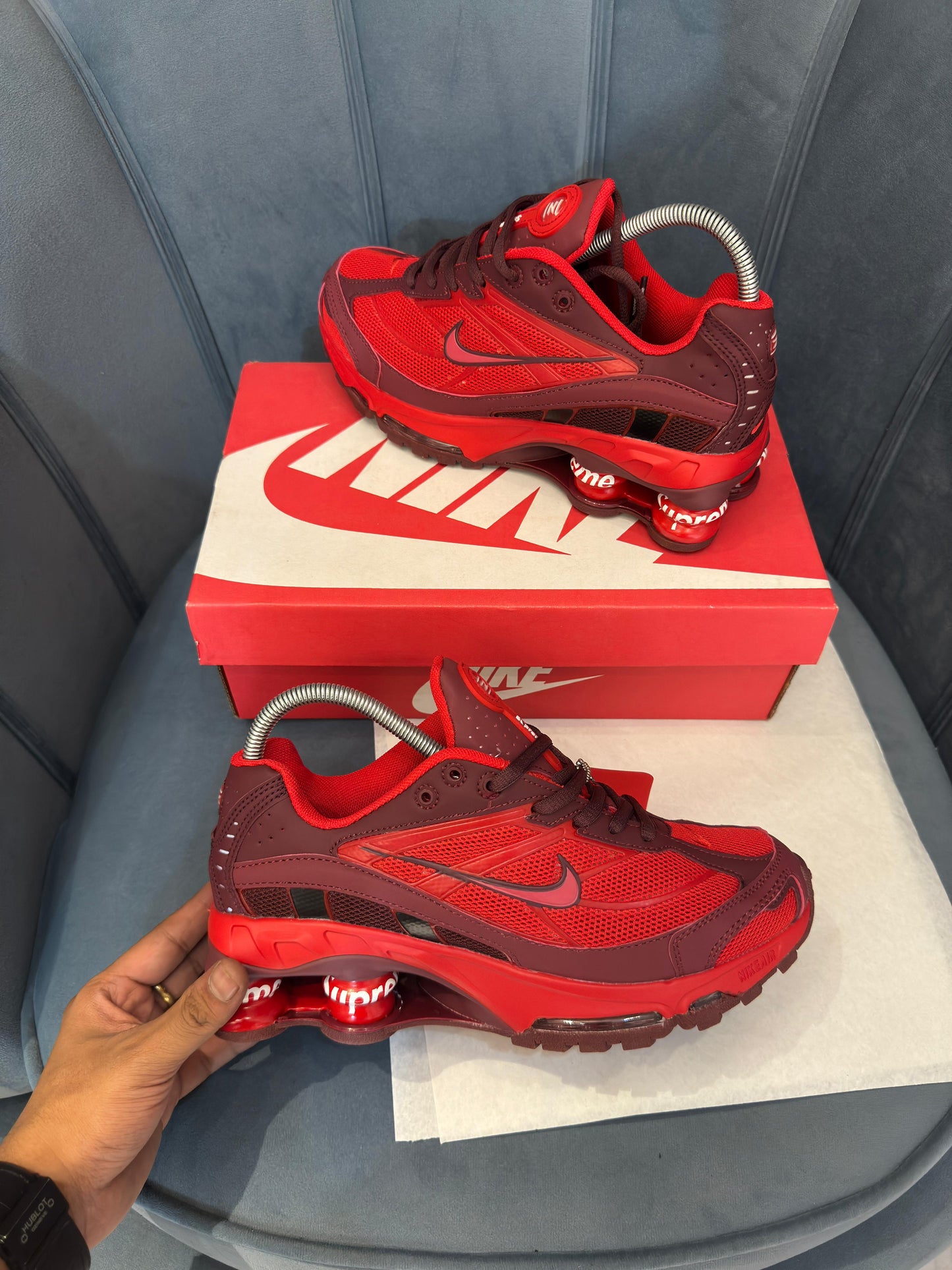 NIKE SHOX RIDE 2 SUPREME RED